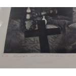 T. Jackowski, Grafika, E/A Martwa natura o zmroku II/X , 1977 r.