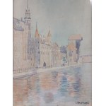Tadeusz Bartczak, Aquarelle, Gdansk