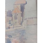 Tadeusz Bartczak, Aquarelle, Gdansk