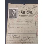 Carte de séjour, Marseille, 1940.