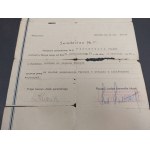 Certifikát, Borkowski Brothers S.A., Varšava, 1939.