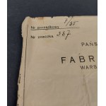 Świadectwo, Państwowe Zakłady Inżynierji Fabryki Samochodów F.S.O.P, Warszawa, 1935 r.