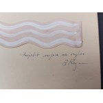 Z. Kryńska, Projekt napisu na szybie Zegarmistrz