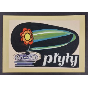 Z. Krynska, Conception de publicité pour les disques (dop. vinyle)