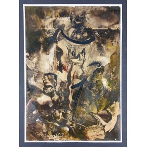 Jan Wagner (Jan Aleksander Soćko), Kompozycja abstrakcyjna, 1987