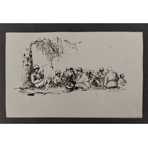 Resting soldiers