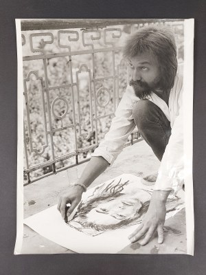 Photography, portrait in progress