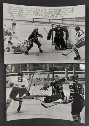 Soubor 2 fotografií, 05.02.1972 Sapporo, Polsko-Československo
