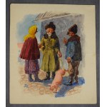 Andrzej DWORAK(?-?), Vidiecky obchod, akvarel