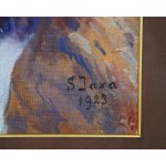 Soter Jaxa-Małachowski (1867 - 1952), Fale na morzu, 1923 r.