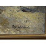 Jeździec kaukaski, sygnowany, AN, lata 30-te.