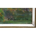 Paysage rural, peintre polonais, signé, 1936.