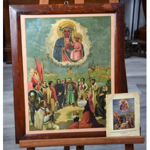 Graphic Souvenir of the announcement of Free Poland 1916, chromolithography