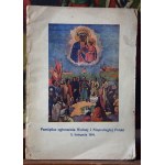 Graphic Souvenir of the announcement of Free Poland 1916, chromolithography