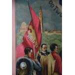 Graphic Souvenir of the announcement of Free Poland 1916, chromolithography