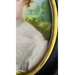 Johannes Baptista van ACKER (1794 - 1863), Miniature Portrait of a red-haired woman, ca. 1830.