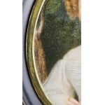 Johannes Baptista van ACKER (1794 - 1863), Miniatura Portret rudowłosej kobiety, ok. 1830 r.