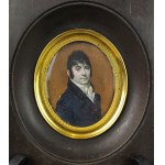 Jean-Baptiste CARBONNET (XVIII-XIX), Miniatura Portret mężczyzny, 1807 r.