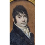 Jean-Baptiste CARBONNET (XVIII-XIX), Miniatura Portret mężczyzny, 1807 r.