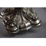 Pár šabatových svícnů, stříbro, pr. 13, polovina 19. století, střední Evropa, Judaica