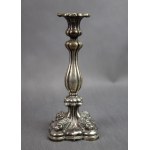 Pár šabatových svícnů, stříbro, pr. 13, polovina 19. století, střední Evropa, Judaica