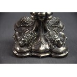 Pár šabatových svícnů, stříbro, pr. 13, polovina 19. století, střední Evropa, Judaica