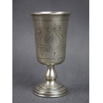 Kidduschbecher mit Inschrift, Silber, Martin JARRA, Krakau, ca. 1900 Judaica
