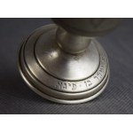 Kidduschbecher mit Inschrift, Silber, Martin JARRA, Krakau, ca. 1900 Judaica