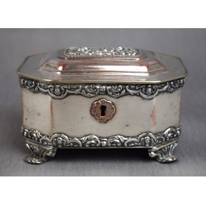 Case sugar bowl, NORBLIN, Warsaw,2nd half of the 19th century.