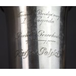 Art Deco vase, Silver, AZETA, Lviv, Polish Courier Cup, 1938.