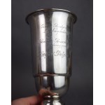 Art Deco vase, Silver, AZETA, Lviv, Polish Courier Cup, 1938.