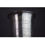 Art Deco vase, Silver, AZETA, Lviv, Polish Courier Cup, 1938.