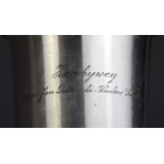 Art Deco vase, Silver, AZETA, Lviv, Polish Courier Cup, 1938.