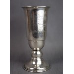 Art Deco vase, Silver, AZETA, Lviv, Polish Courier Cup, 1938.