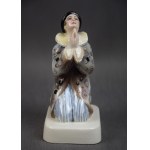 Figura Modlący się Pierrot, PACYKÓW, lata 30-te.