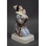 Figura Modlący się Pierrot, PACYKÓW, lata 30-te.