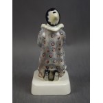 Figura Modlący się Pierrot, PACYKÓW, lata 30-te.