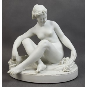 Rzeźba Flora, Maurice FALCONET, biskwit, Francja, XIX/XX w.
