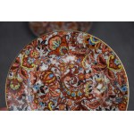 Cake set, Ćmielów, Imari or Turkish, 1930s.