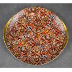 Cake set, Ćmielów, Imari or Turkish, 1930s.