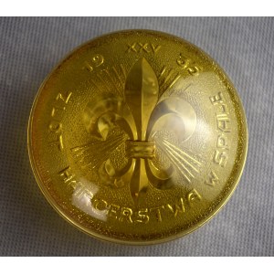 Puzdro XXV raduno scout a Spala 1935, Huta J. Stolle NIEMEN