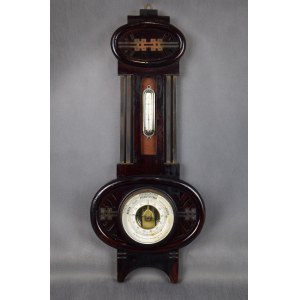 Barometer im Jugendstil, Warschau, Jan Berent, um 1900.
