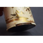 Puzdro in osso, Uccelli in giardino e insetti, Giappone, epoca Meiji, XIX secolo.
