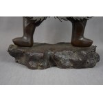 Large sculpture The Guardian, Japan, bronze, 1920s/30s.