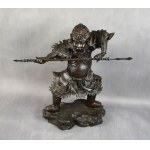 Large sculpture The Guardian, Japan, bronze, 1920s/30s.
