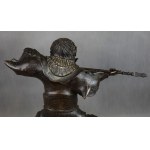 Large sculpture The Guardian, Japan, bronze, 1920s/30s.