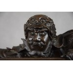 Large sculpture The Guardian, Japan, bronze, 1920s/30s.