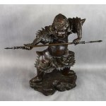 Large sculpture The Guardian, Japan, bronze, 1920s/30s.