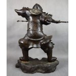 Large sculpture The Guardian, Japan, bronze, 1920s/30s.