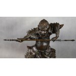Large sculpture The Guardian, Japan, bronze, 1920s/30s.
